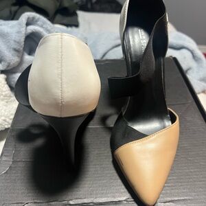 Elegant Two-Tone Women's Heels
